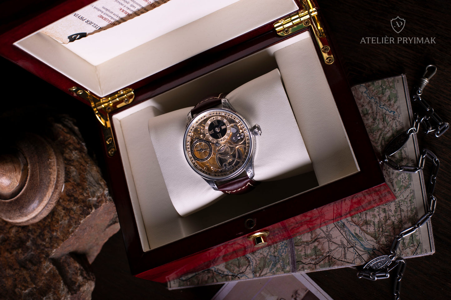 Exkluzivní starožitné skeletové hodinky OMEGA 1913