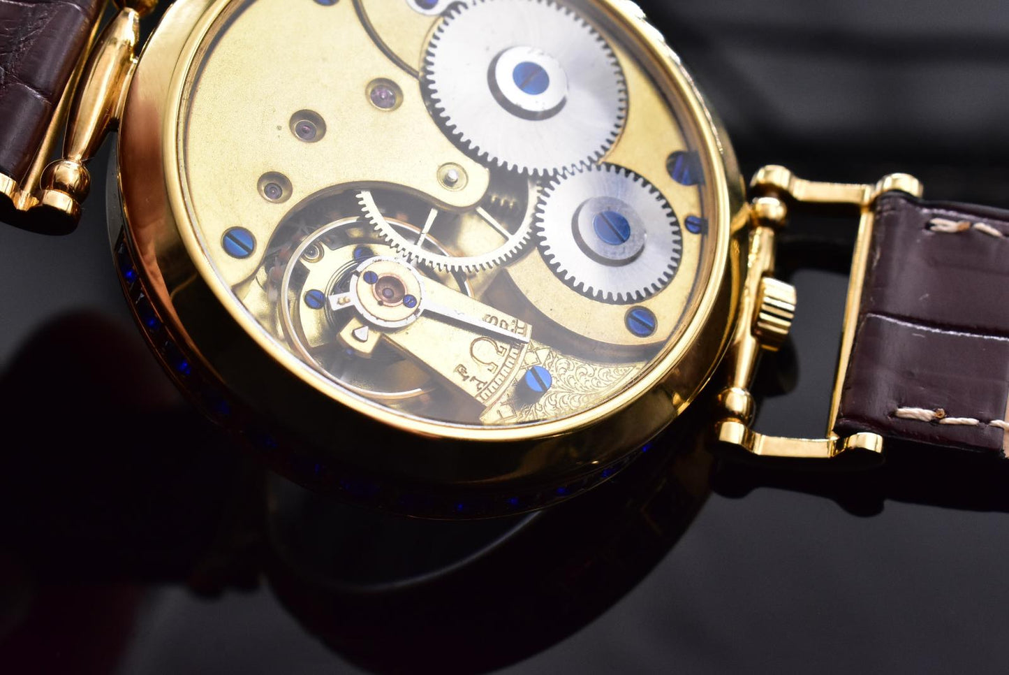 Jedinečné Starožítné Skeletové Hodinky OMEGA 1897