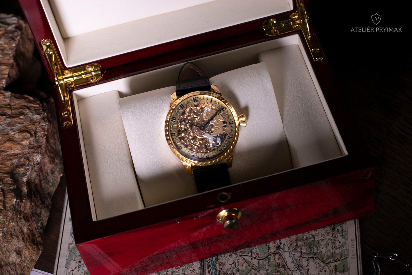 Unique Antique Skeleton Watch OMEGA "MYSLIVEC" 1932