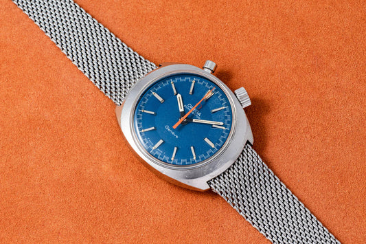 Omega Chronostop Driver: chronograf, který se četl bokem při řízení auta