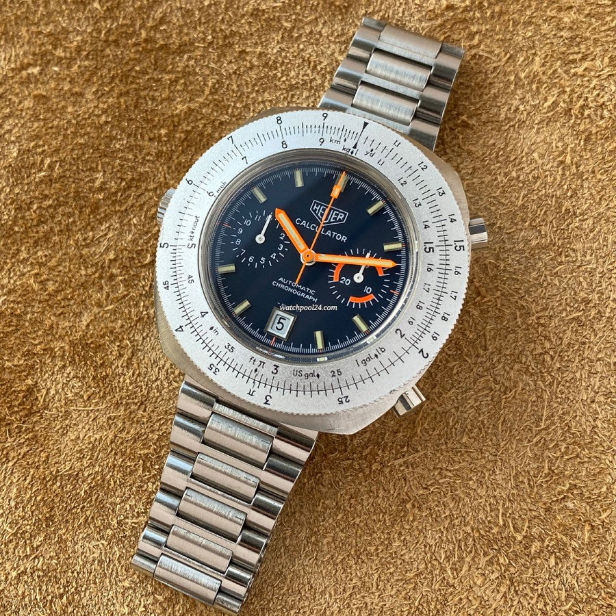 Heuer Calculator: chronograf s „kalkulačkou“ pro inženýry a piloty