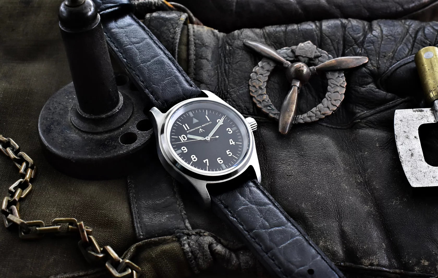 Letecké / pilotní starožitné hodinky IWC MARK XI 1957 Customized