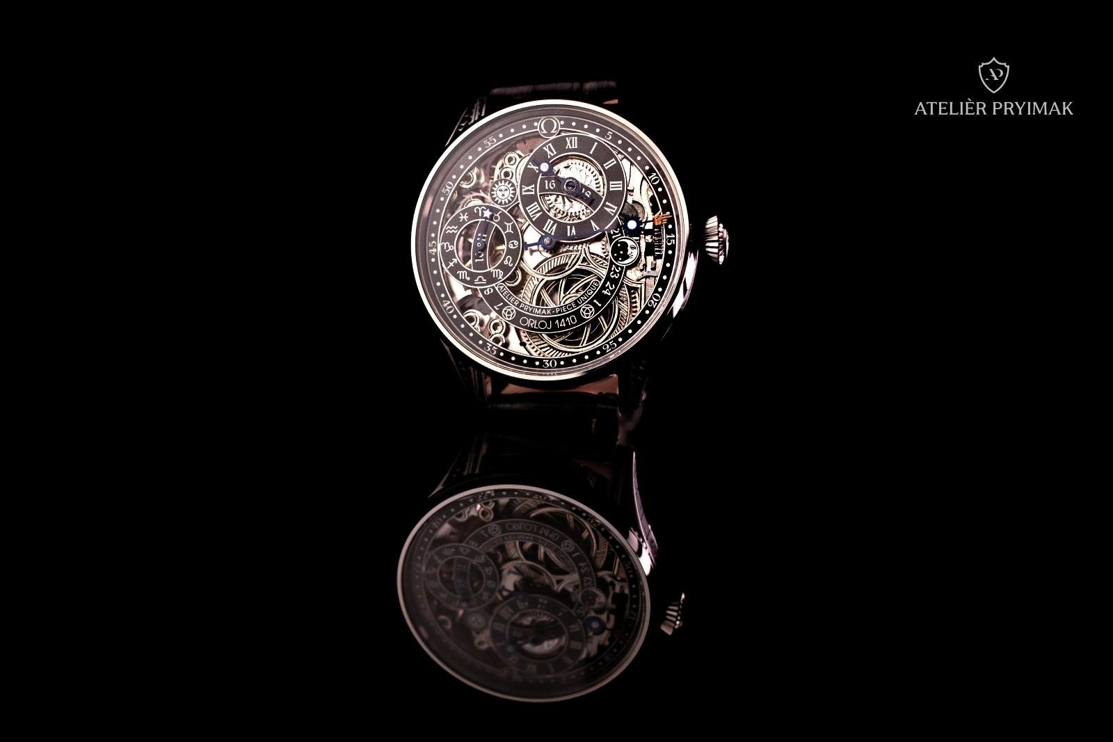 Exkluzivní skeletové hodinky OMEGA "Staroměstský Orloj 1410"