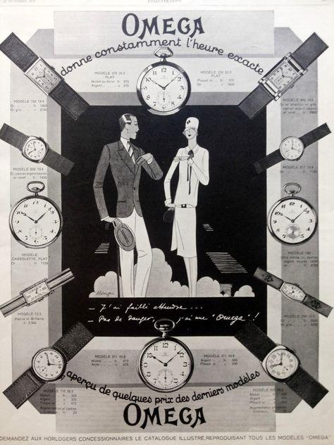 Starožitné švýcarské hodinky OMEGA ART DÉCO 1935