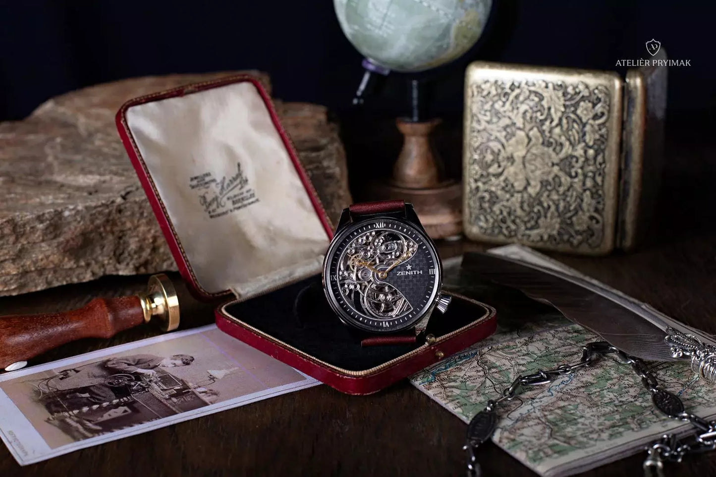 *PŘEDOBJEDNÁVKA* Starožitné Skeletové Hodinky ZENITH "GALAXIE" 1933