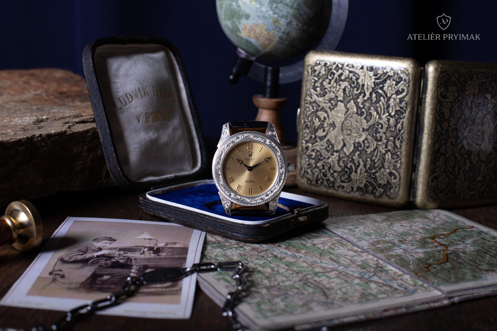 Jedinečné švýcarské vintage hodinky ROLEX Cellini 1950