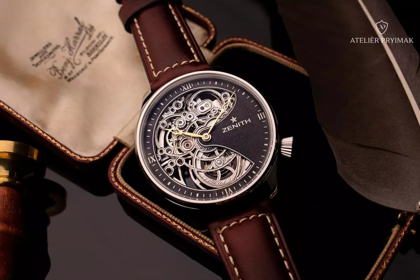 *PŘEDOBJEDNÁVKA* Starožitné Skeletové Hodinky ZENITH "GALAXIE" 1933