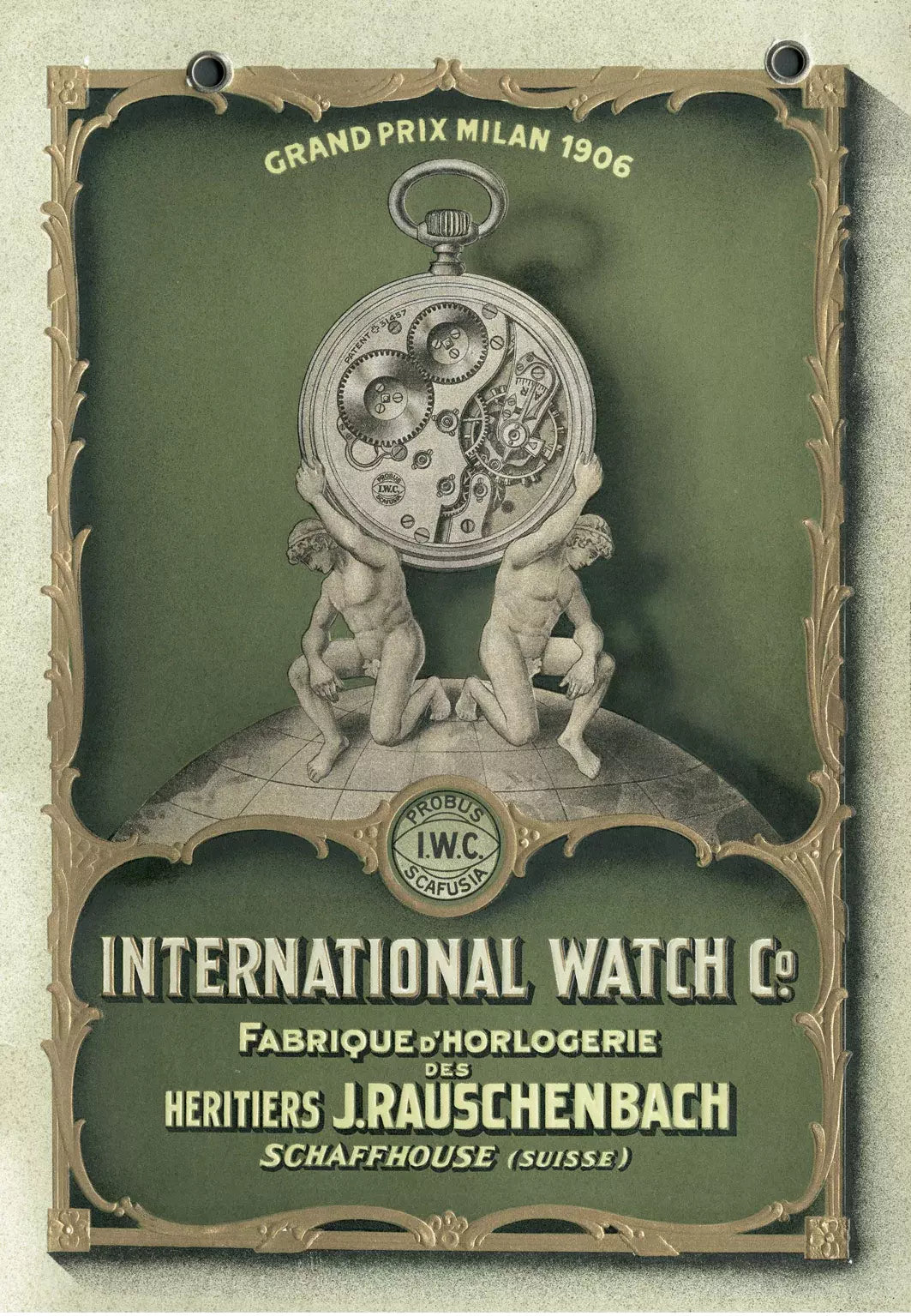 *PŘEDOBJEDNÁVKA* Exkluzivní skeletové hodinky IWC Schaffhausen "GLADIÁTOR" 1926