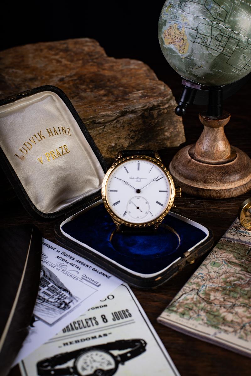 Starožitné švýcarské Hodinky Jules Huguenin Locle 1880