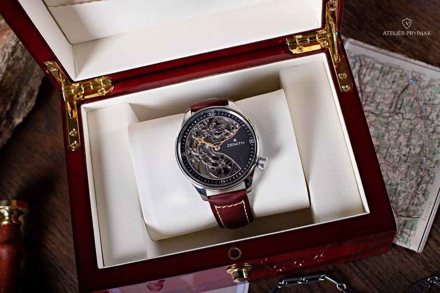 *PŘEDOBJEDNÁVKA* Starožitné Skeletové Hodinky ZENITH "GALAXIE" 1933