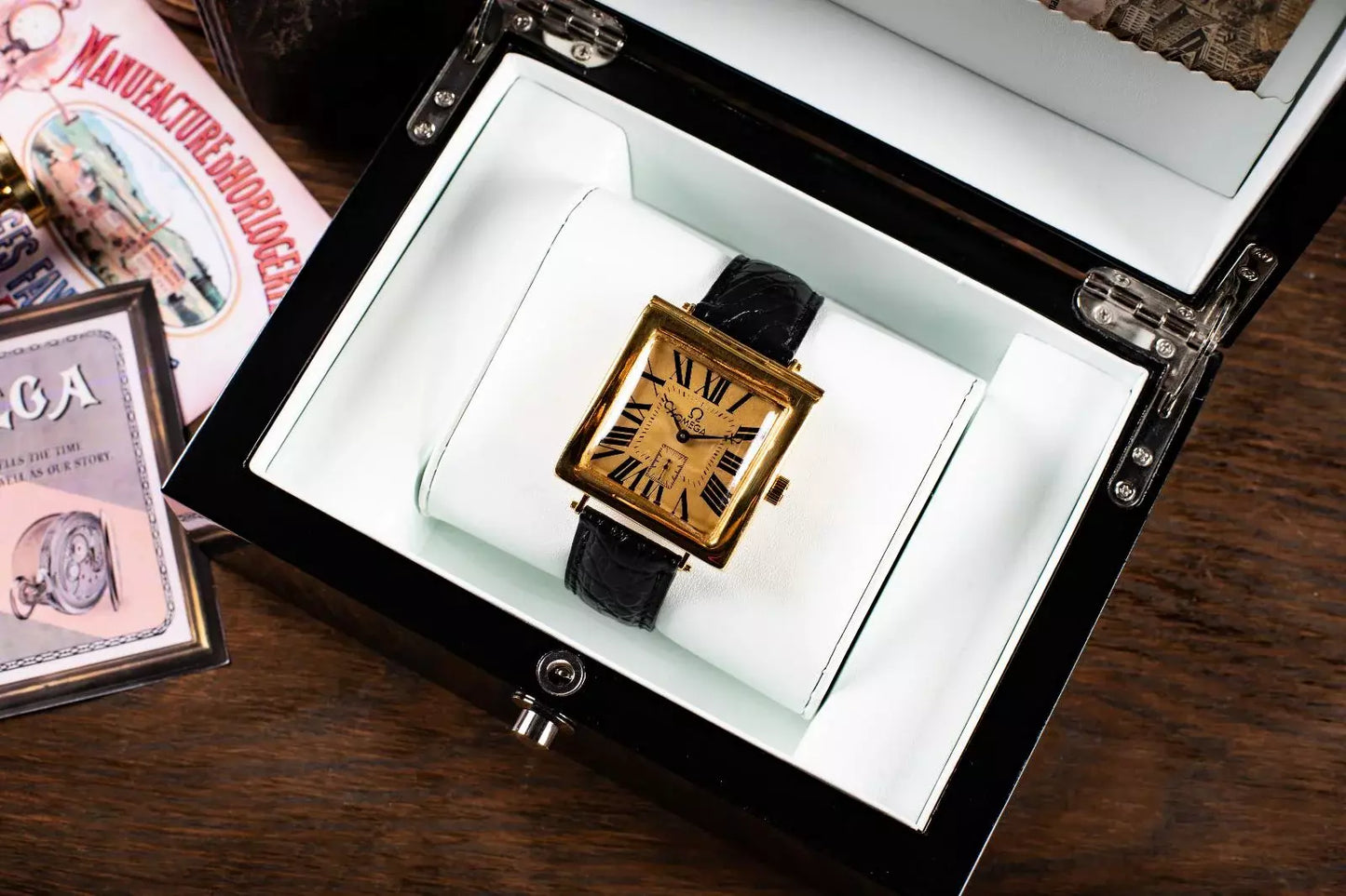 Starožitné švýcarské hodinky OMEGA ART DÉCO 1935