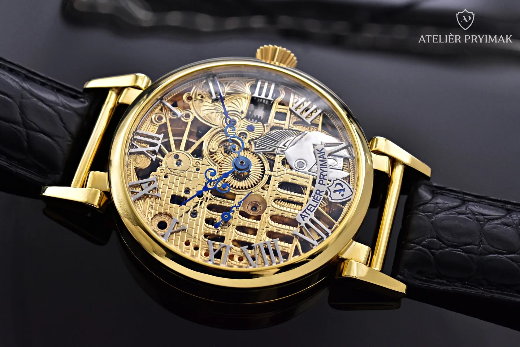 *PŘEDOBJEDNÁVKA* Exkluzivní skeletové hodinky IWC Schaffhausen "GLADIÁTOR" 1926
