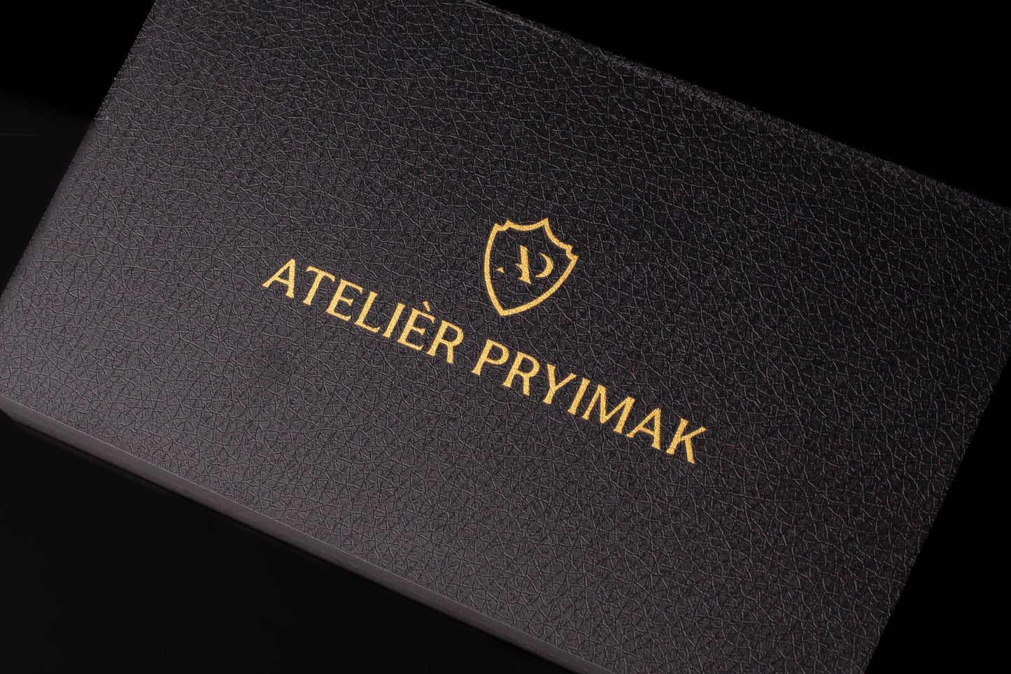 Kožený řemínek AP Iguana Prestigio z leguáni kůže - černý - Ručně šitý