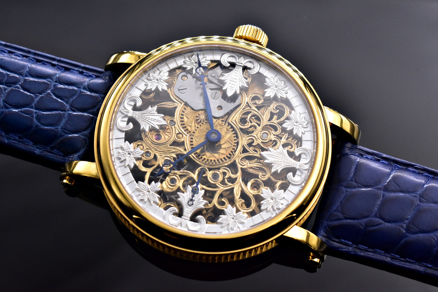 Jedinečné Starožítné Skeletové Hodinky OMEGA 1936