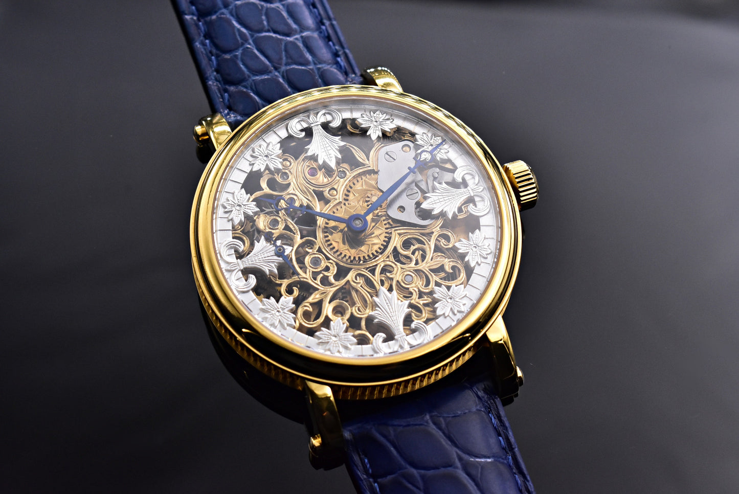 Jedinečné Starožítné Skeletové Hodinky OMEGA 1936