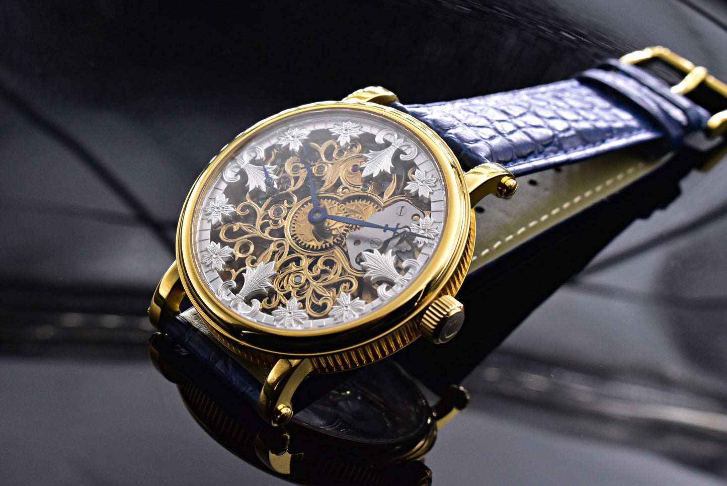 Jedinečné Starožítné Skeletové Hodinky OMEGA 1936