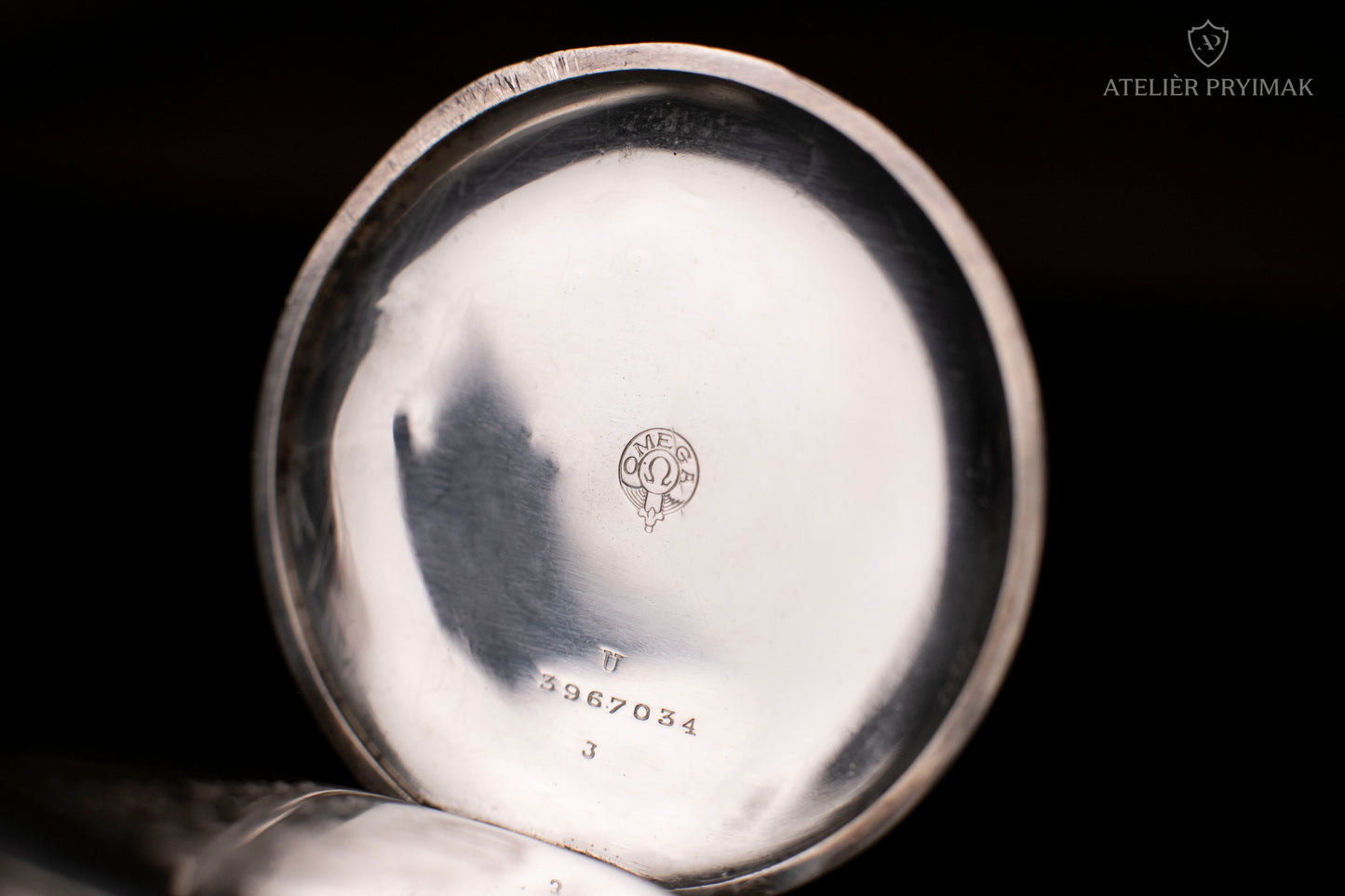 Starožitné švýcarské stříbrné hodinky OMEGA 1908