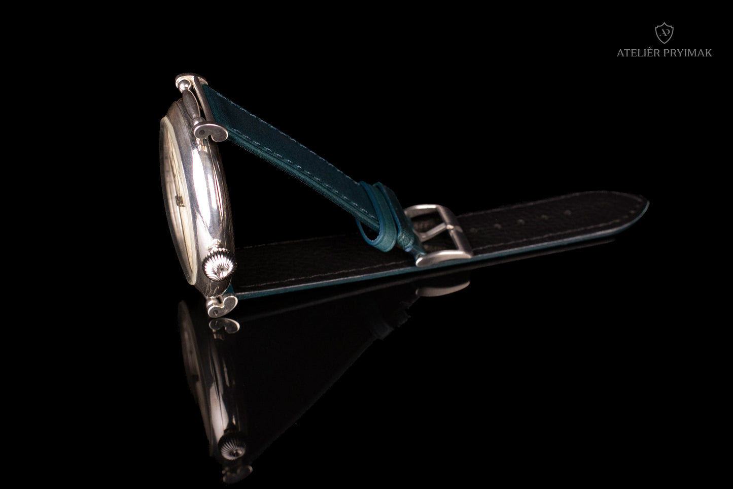 Starožitné švýcarské stříbrné hodinky OMEGA 1908