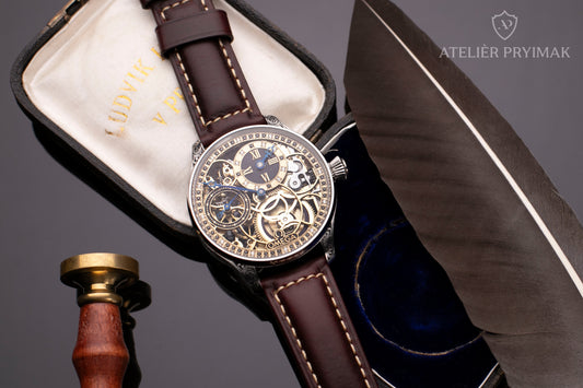 Exkluzivní starožitné skeletové hodinky OMEGA 1913