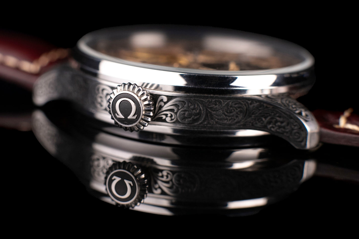 Exkluzivní starožitné skeletové hodinky OMEGA 1913