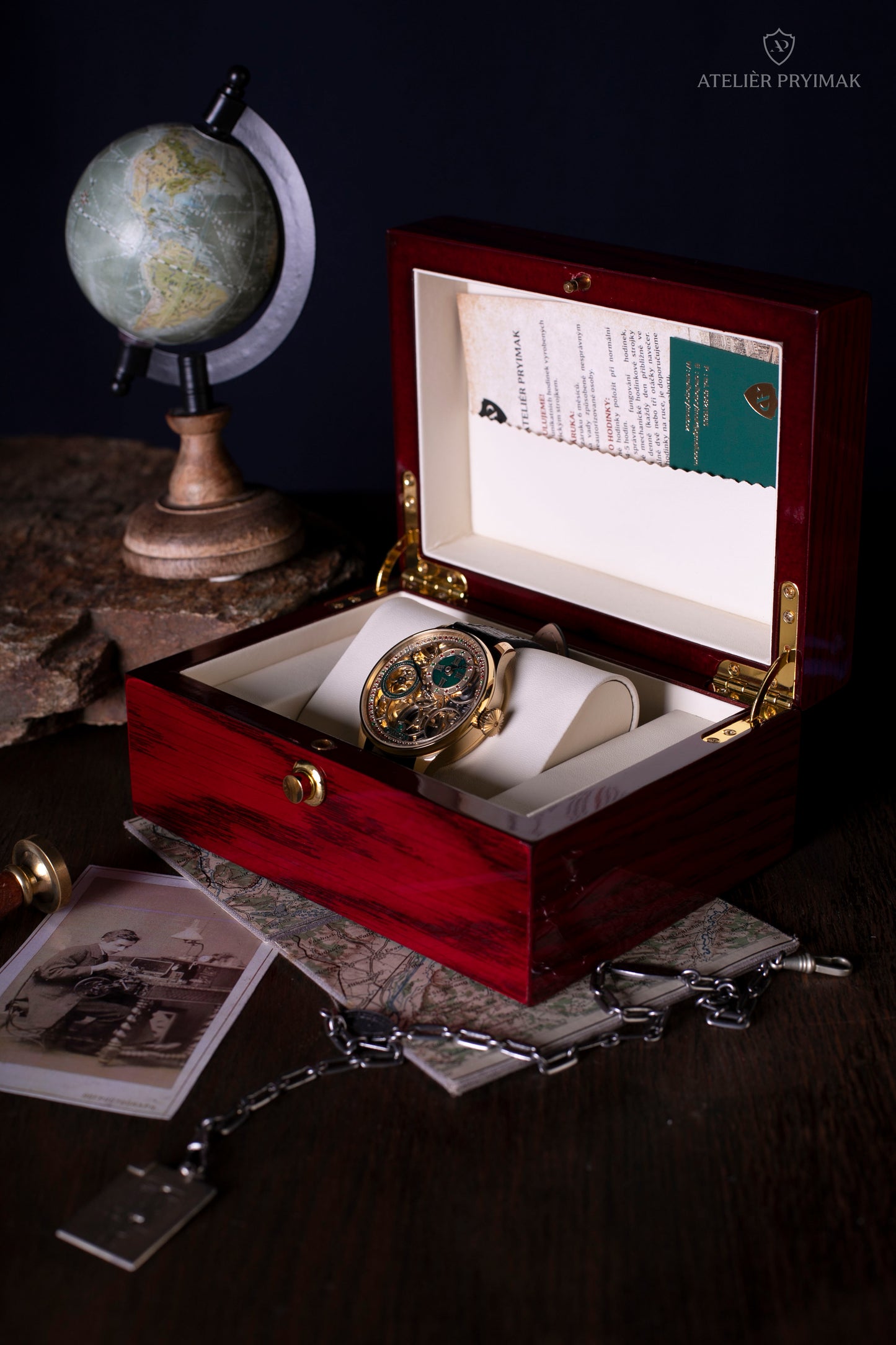 Exkluzivní starožitné skeletové hodinky OMEGA 1913