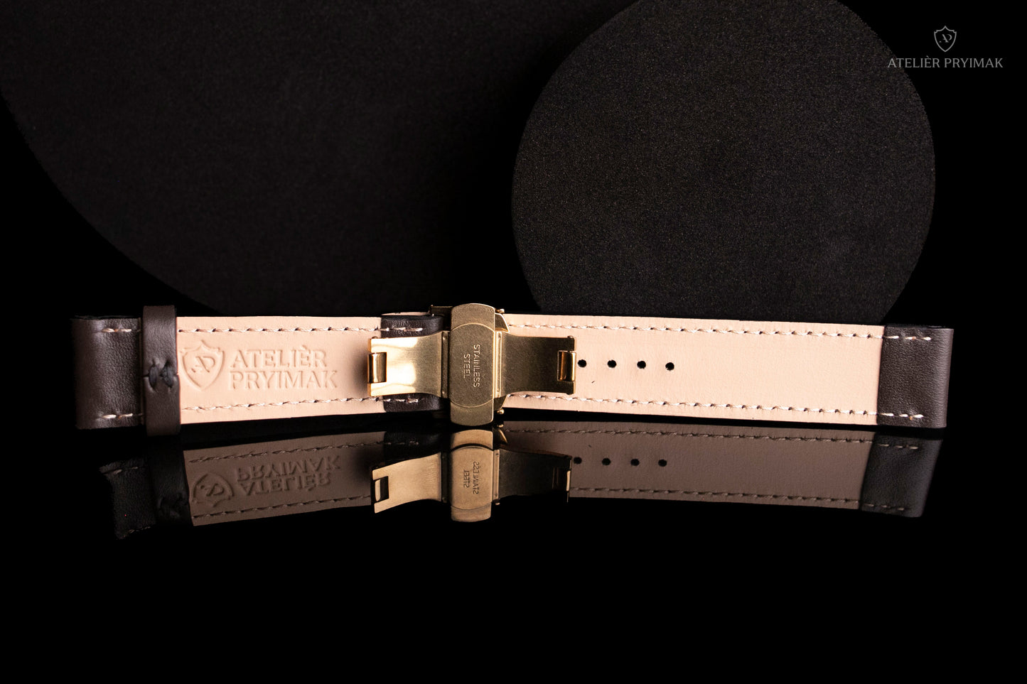 Řemínek na Hodinky Atelier Pryimak z Luxusní Kupónové Kůže