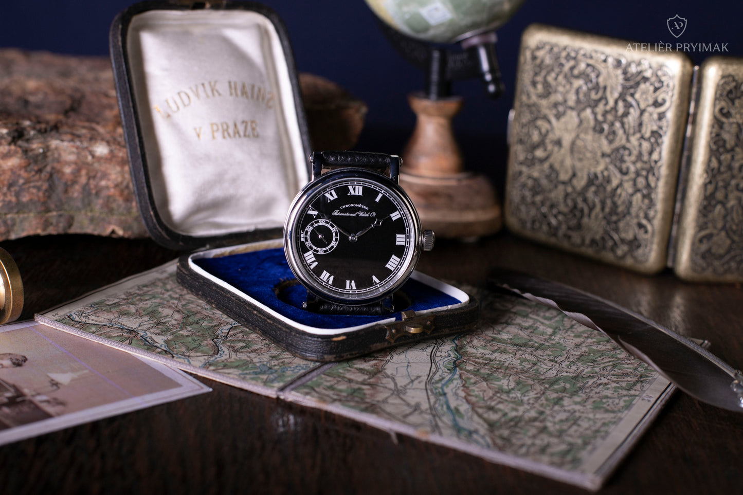 Exclusive skeleton watch IWC SCHAFFHAUSEN Old Town Astronomical Clock 1410 