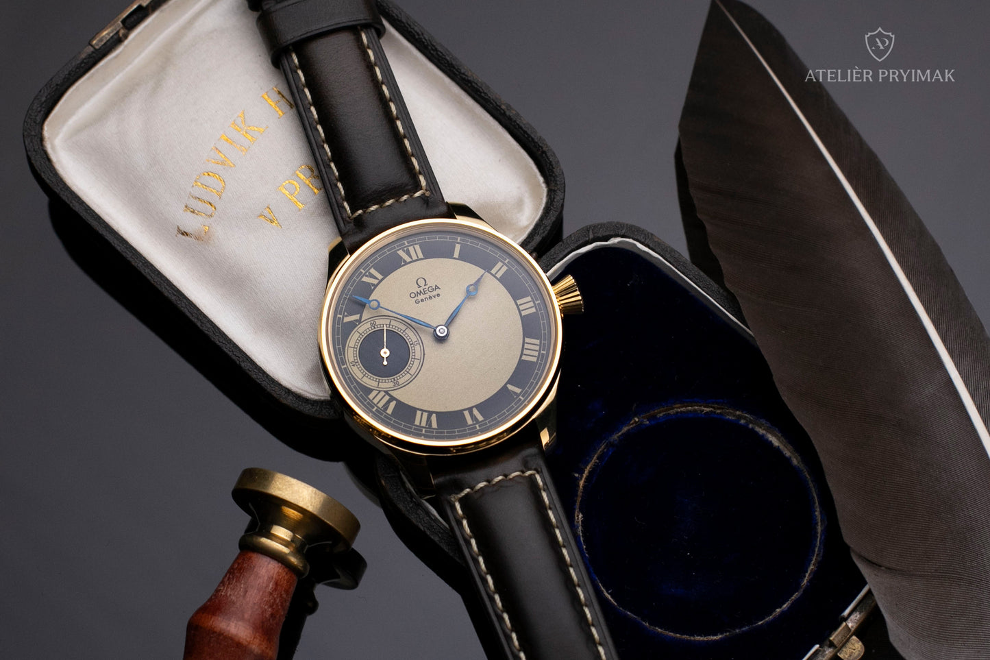 Antique Swiss silver watch OMEGA 1895