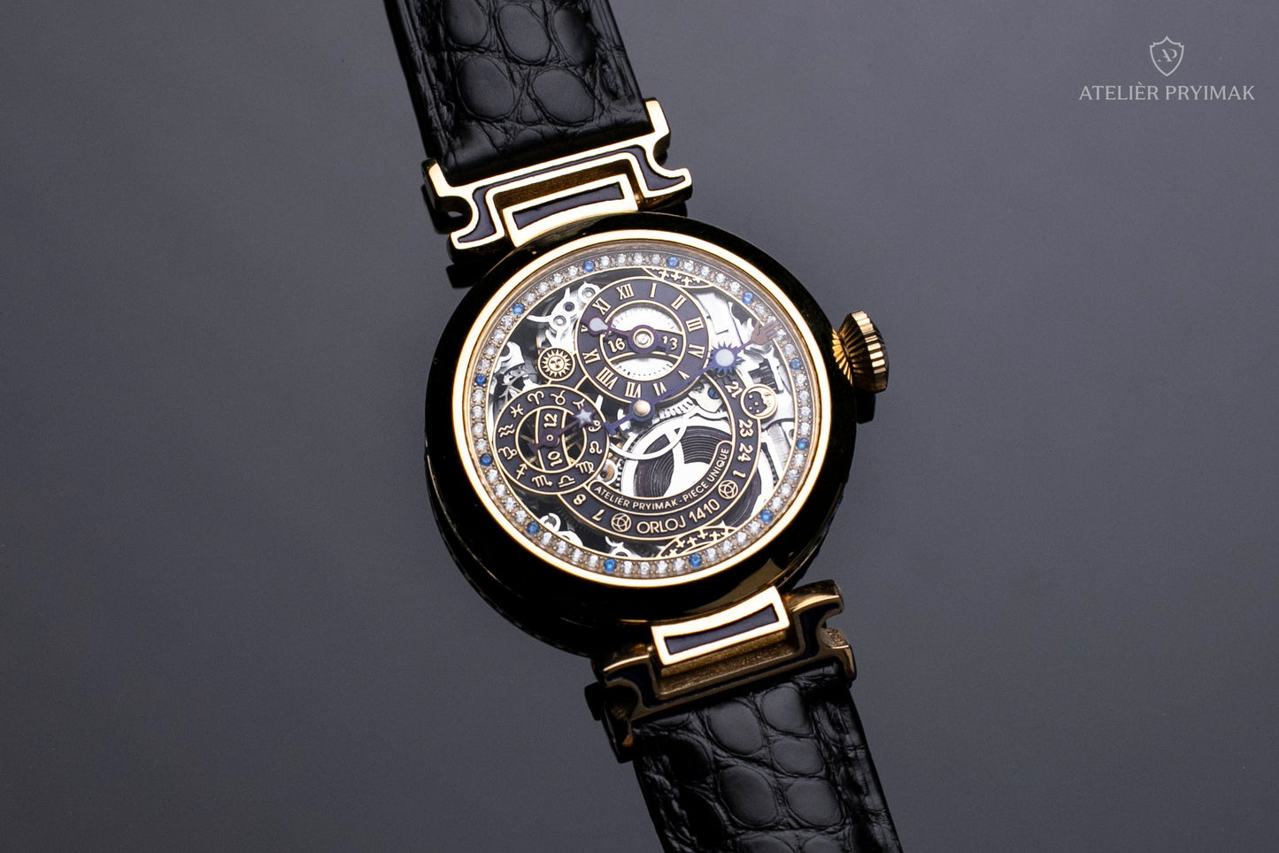 Exclusive skeleton watch OMEGA "Old Town Astronomical Clock 1410" 