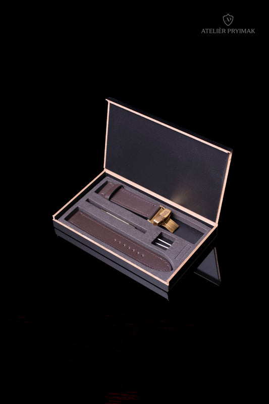 Řemínek na Hodinky Atelier Pryimak z Luxusní Kupónové Kůže