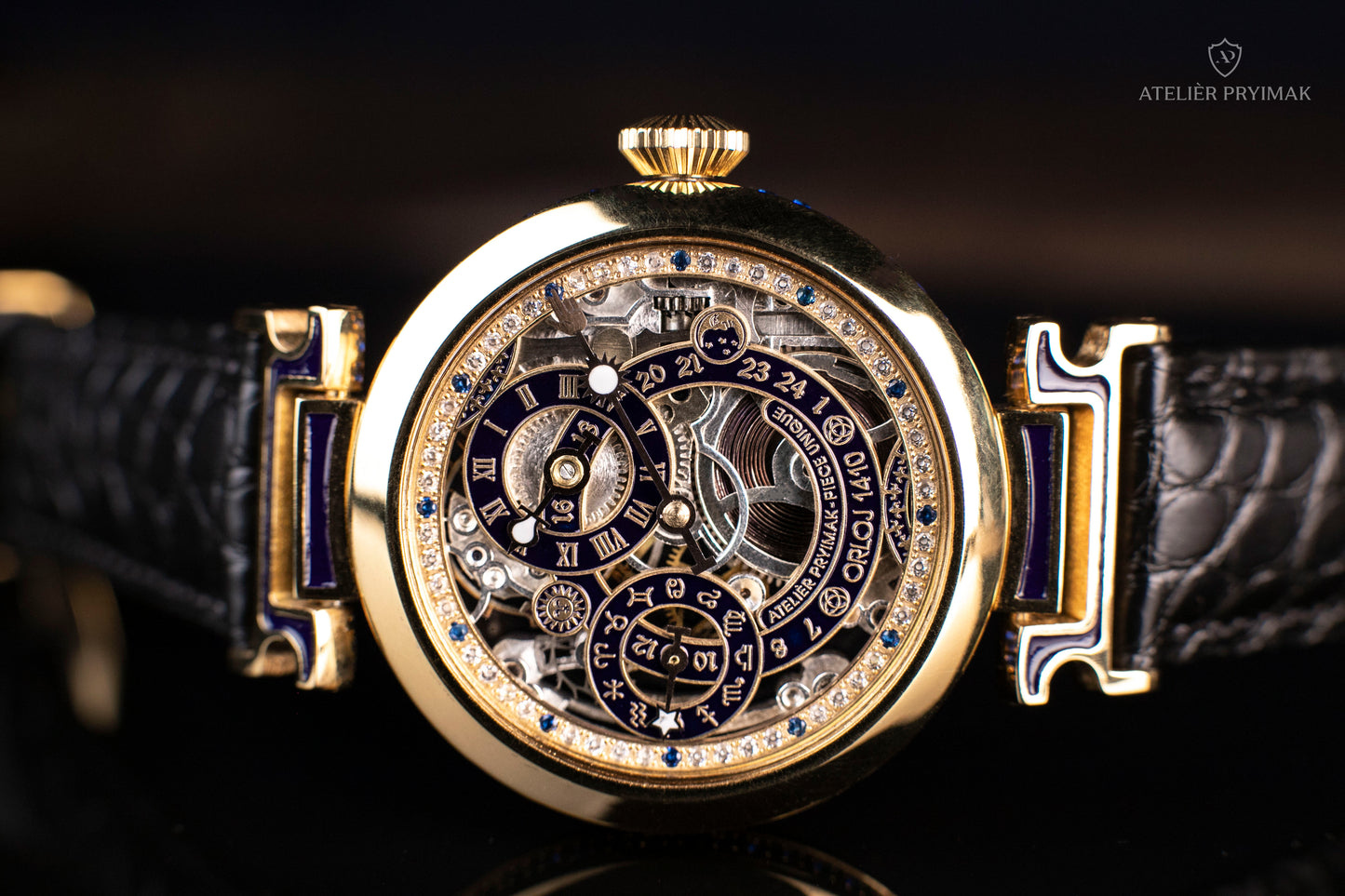 Exclusive skeleton watch OMEGA "Old Town Astronomical Clock 1410" 