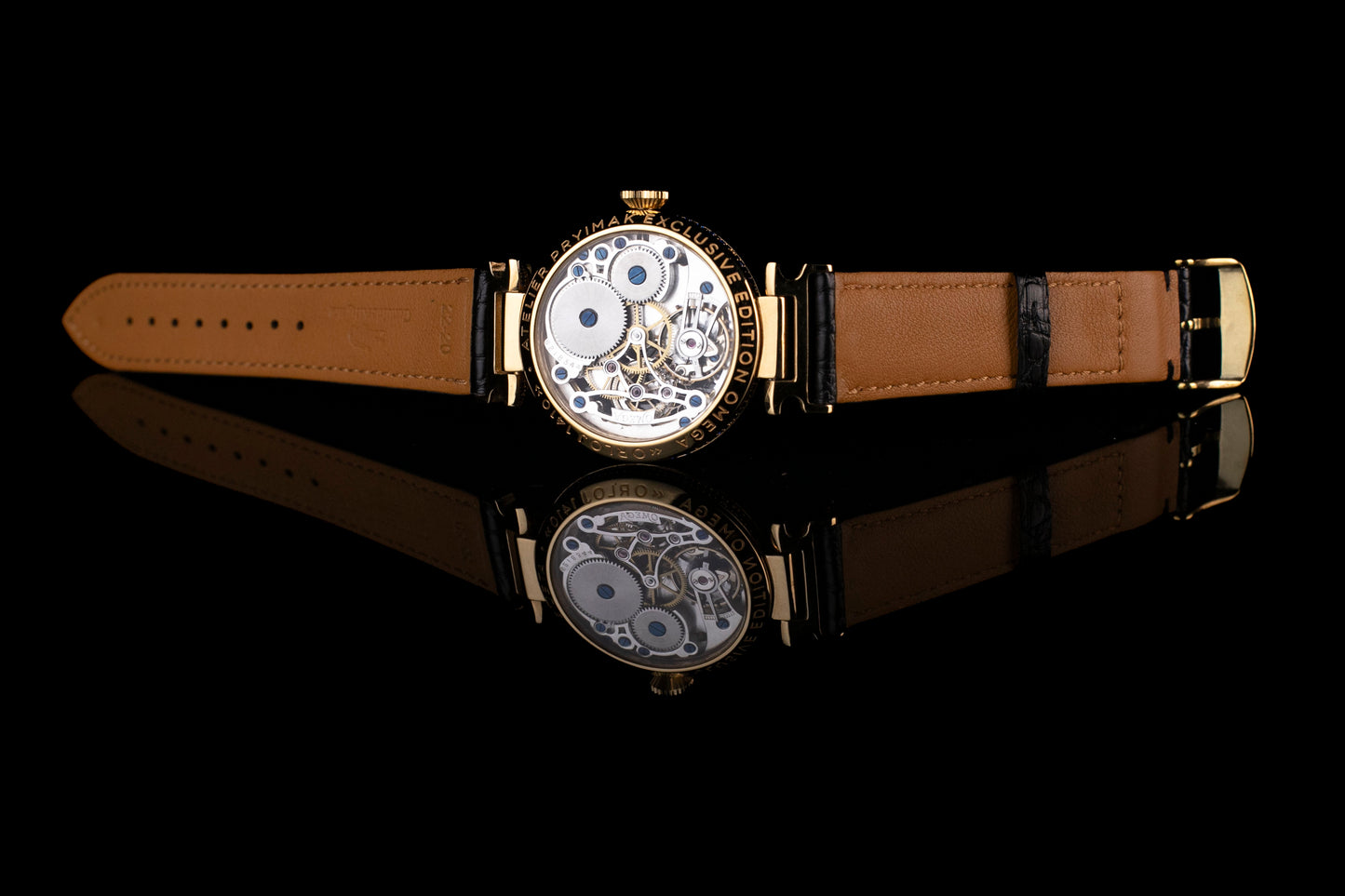 Exclusive skeleton watch OMEGA "Old Town Astronomical Clock 1410" 