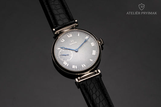 Starožitné švýcarské stříbrné hodinky OMEGA 1924