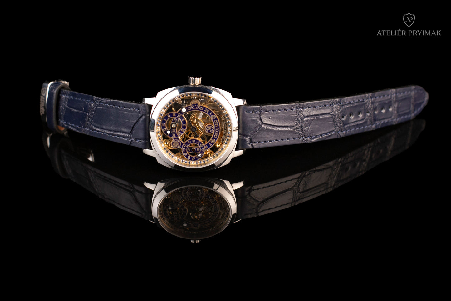Skeletové Hodinky Atelièr Pryimak "ORLOJ 1410"