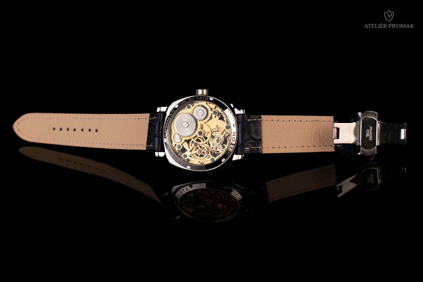 Skeletové Hodinky Atelièr Pryimak "ORLOJ 1410"