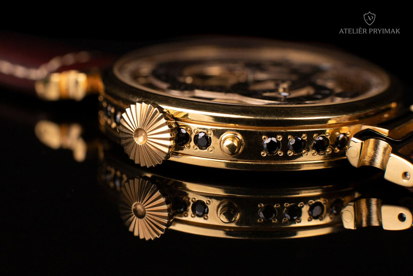 Exclusive skeleton watch IWC SCHAFFHAUSEN Old Town Astronomical Clock 1410 