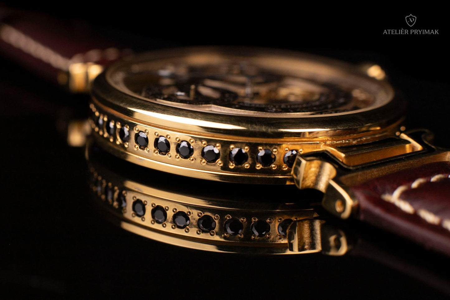 Exclusive skeleton watch IWC SCHAFFHAUSEN Old Town Astronomical Clock 1410 