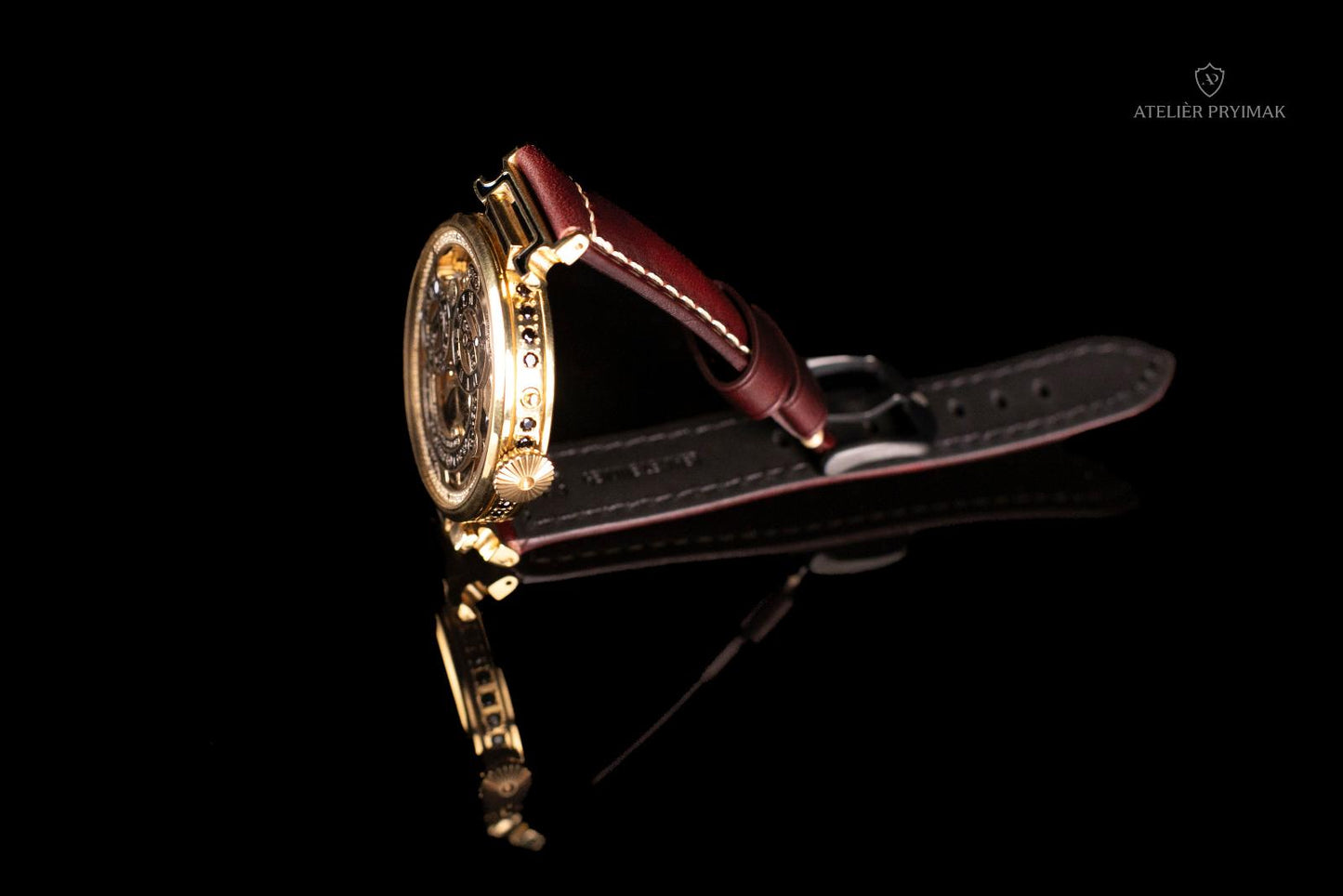 Exclusive skeleton watch IWC SCHAFFHAUSEN Old Town Astronomical Clock 1410 