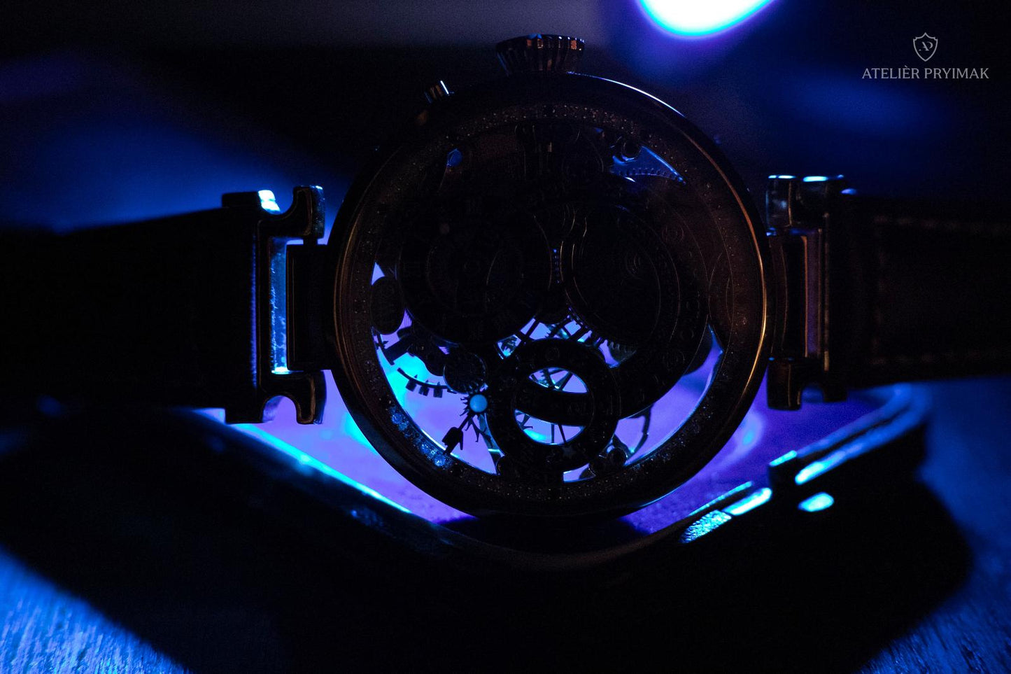 Exclusive skeleton watch IWC SCHAFFHAUSEN Old Town Astronomical Clock 1410 