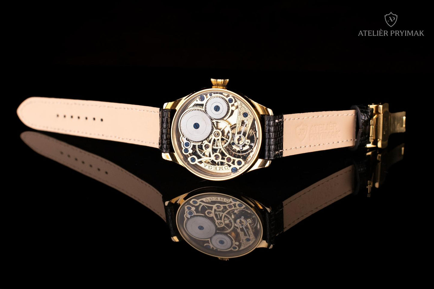 Exclusive antique skeleton watch OMEGA 1915