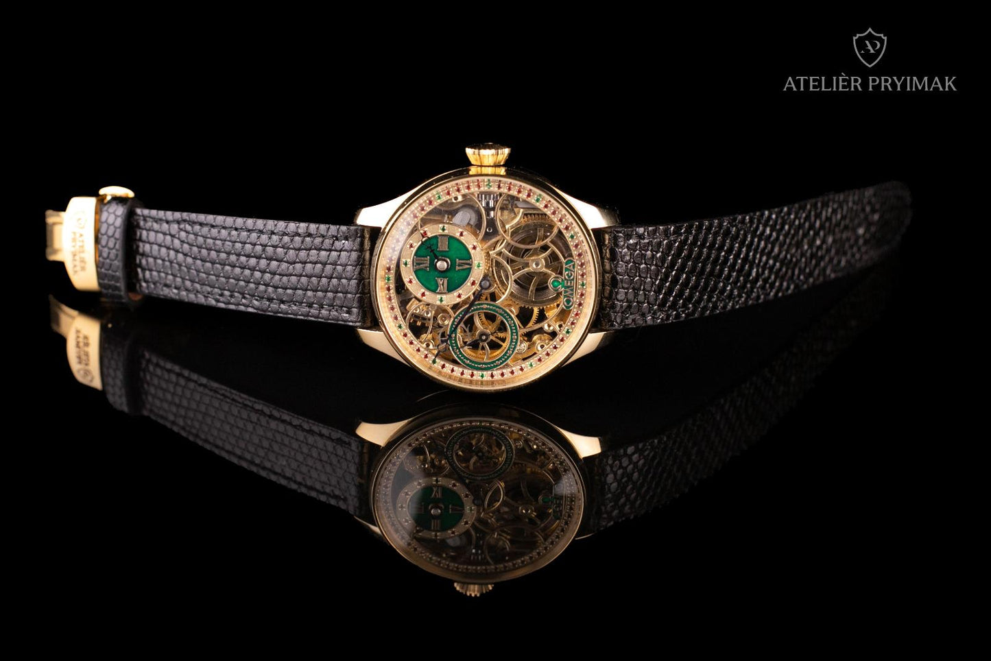 Exclusive antique skeleton watch OMEGA 1915