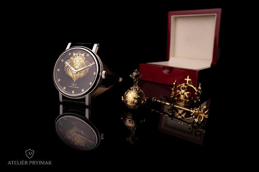 Hodinky IWC SCHAFFHAUSEN "ČESKÝ LEV" SVATOVÁCLAVSKÁ EDICE 1928