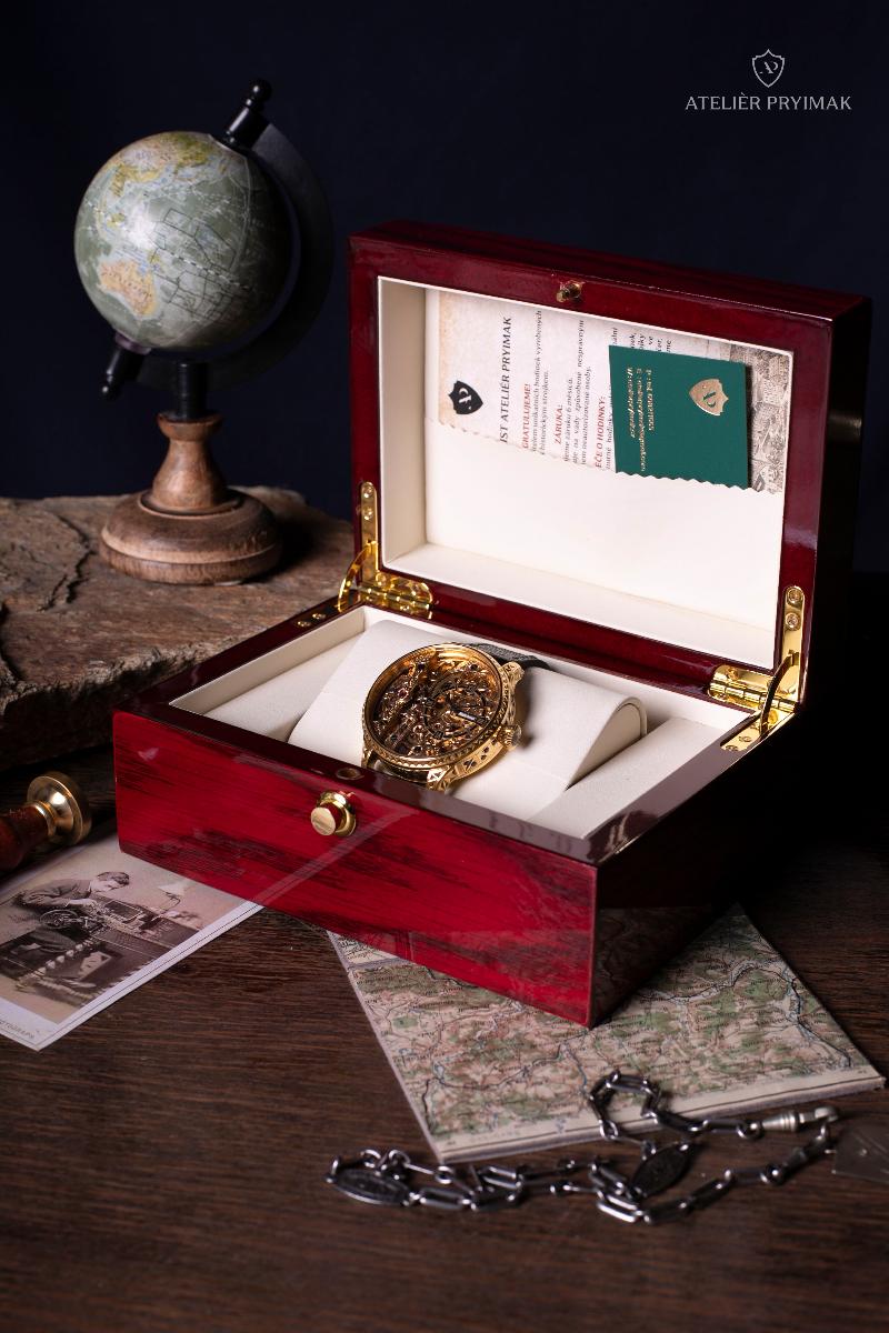 Unique antique 8-day watch HEBDOMAS 1900