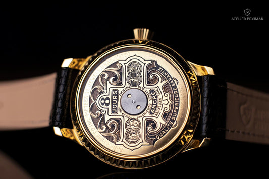 Jedinečné starožítné 8-denní hodinky HEBDOMAS 1900