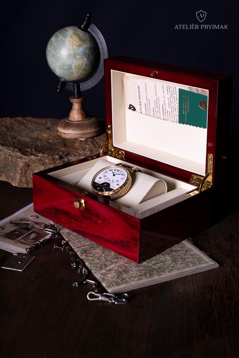 Unique antique 8-day watch HEBDOMAS 1900 