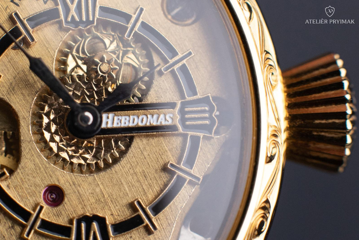 Unique antique 8-day watch HEBDOMAS 1910