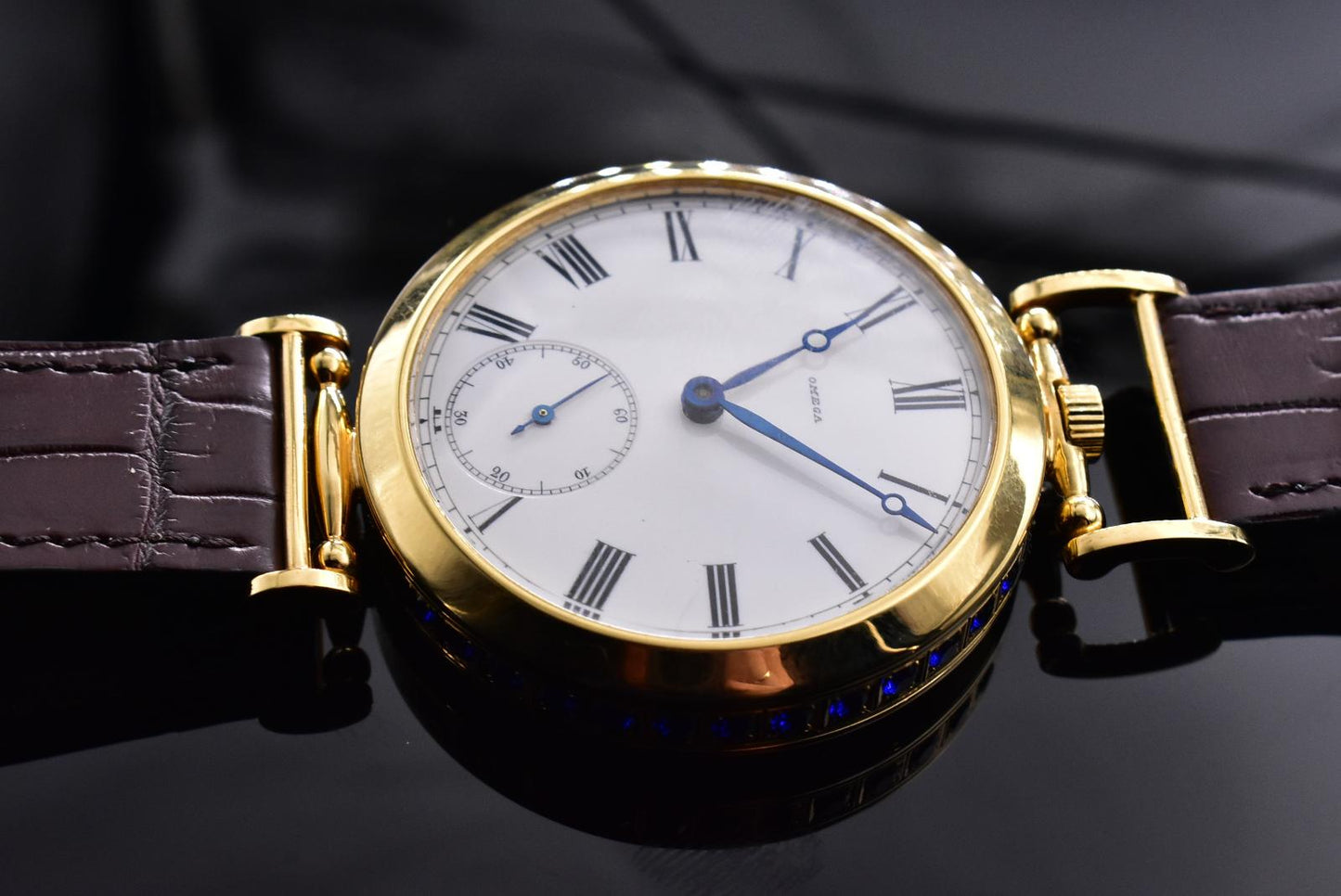 Jedinečné Starožítné Skeletové Hodinky OMEGA 1897