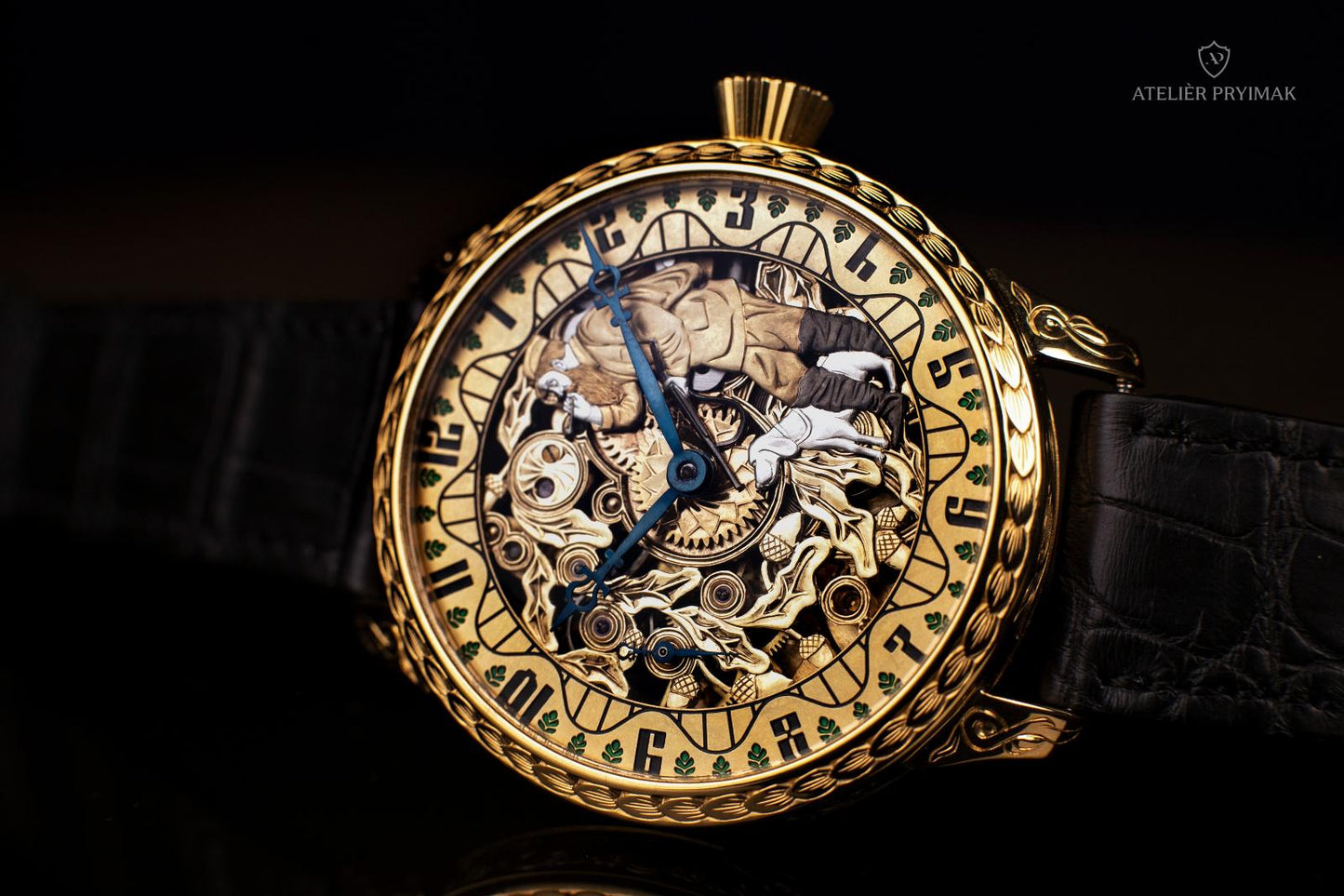 Jedinečné Starožítné Skeletové Hodinky OMEGA "MYSLIVEC" 1932