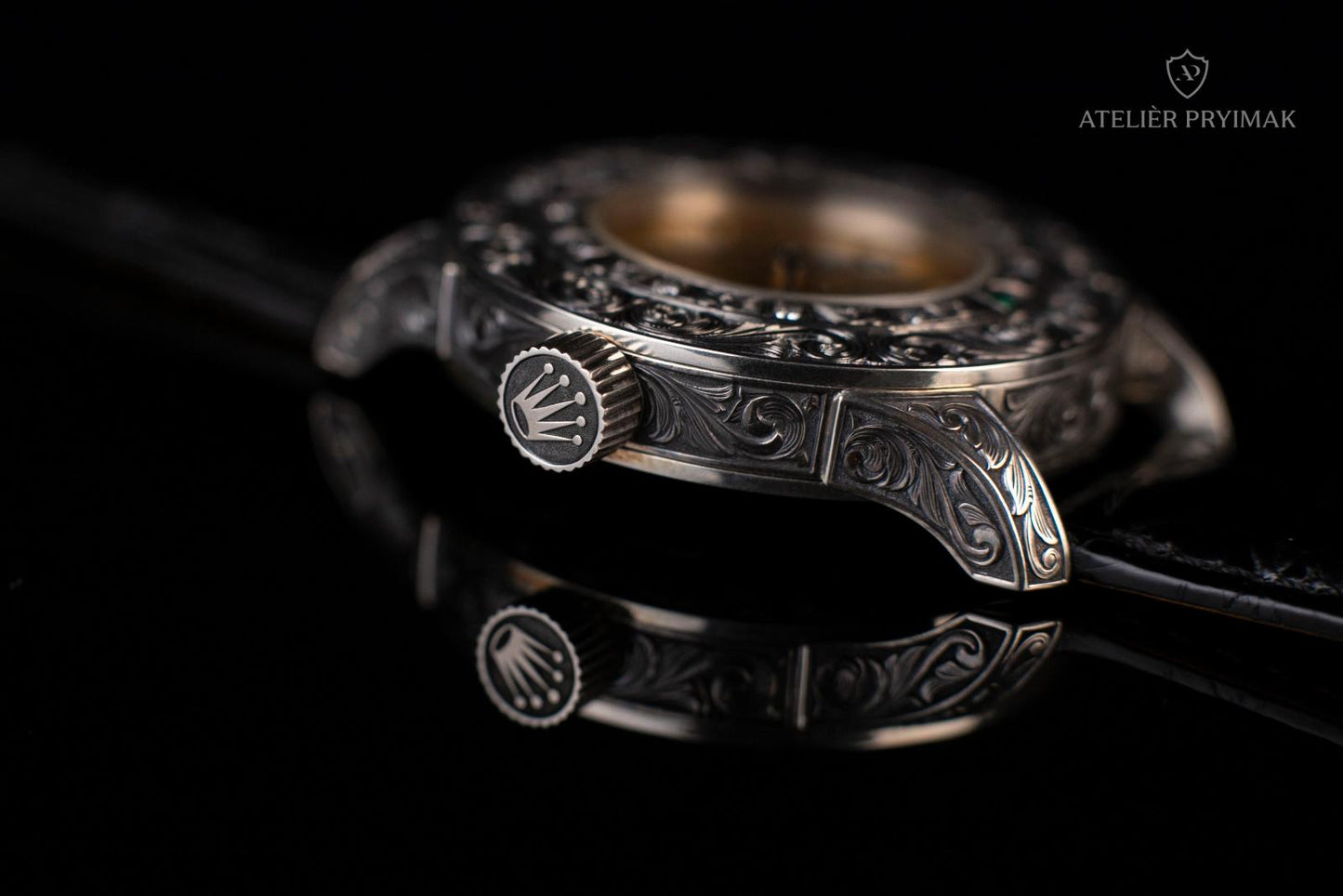 Jedinečné stříbrné hodinky ROLEX Cellini 1960