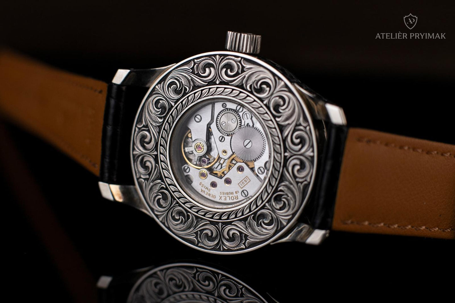 Jedinečné stříbrné hodinky ROLEX Cellini 1960